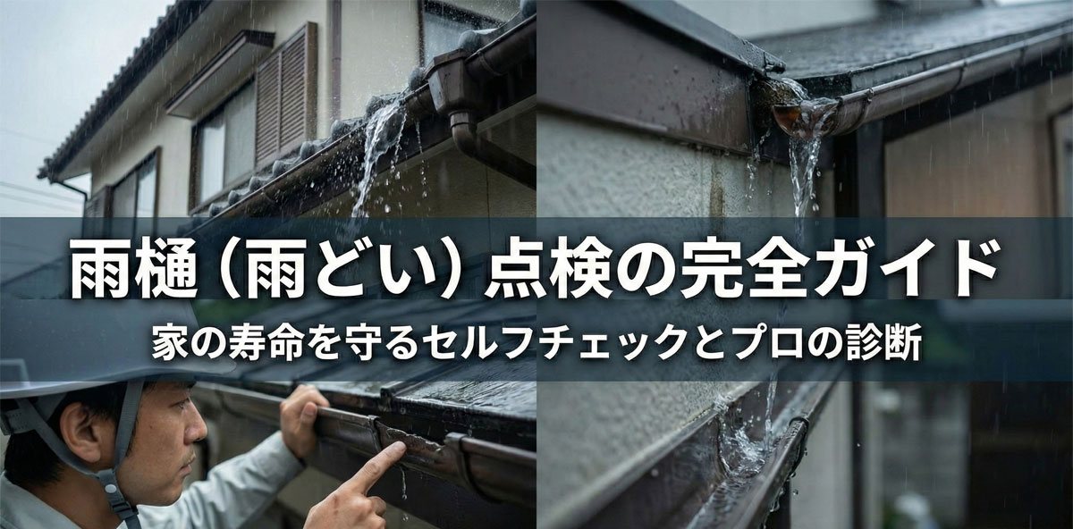 雨どい点検の完全ガイド