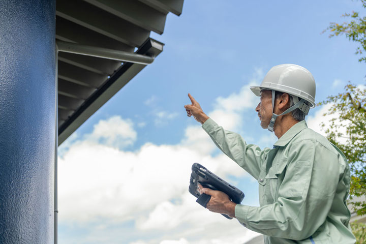 地上からの点検